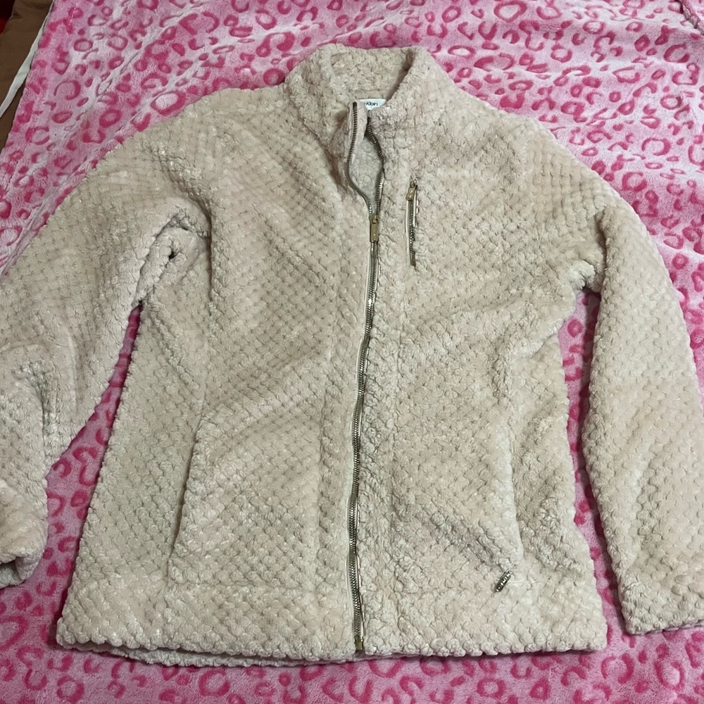 Calvin Klein Pink Teddy Jacket